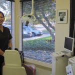 Irene getting ready to seat a Guest Dental Hygienist Fremont CA