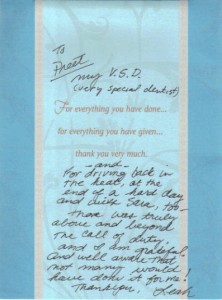 A Card from a San Francisco Patient